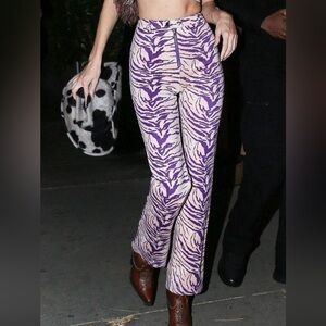 I.AM.GIA Purple & Pink Zebra Pants